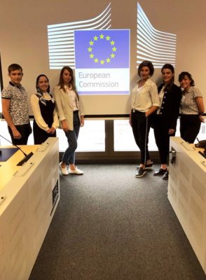 MA students of the Caspian Higher School of Interpreting and Translation Pay a Study Visit to EU Institutions